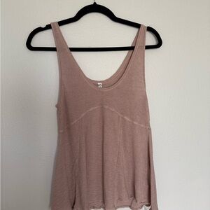Free People Women's Tank Top in Tan